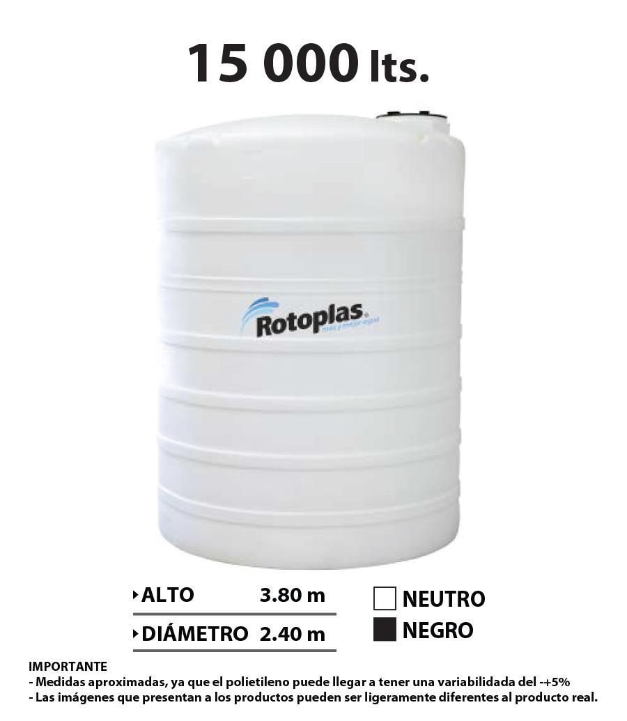 tanque industrial rotoplas 15000 litros agua